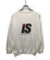 I.S. (アイエス) バックプリントロゴスウェット ホワイト サイズ:S：13000円