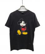 DISNEYディズニー）の古着「80-90sキャラクタープリントTシャツ」｜ブラック
