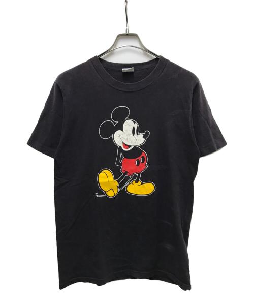 DISNEY（ディズニー）Disney (ディズニー) 80-90sキャラクタープリントTシャツ ブラック サイズ:Mの古着・服飾アイテム