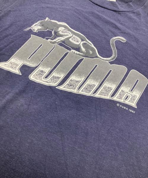 PUMA（プーマ）PUMA (プーマ) パンサープリントTシャツ ネイビー サイズ:	SIZE Mの古着・服飾アイテム