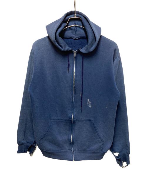 USED（ユーズド）USED (ユーズド) ジップパーカー ネイビー サイズ:不明の古着・服飾アイテム