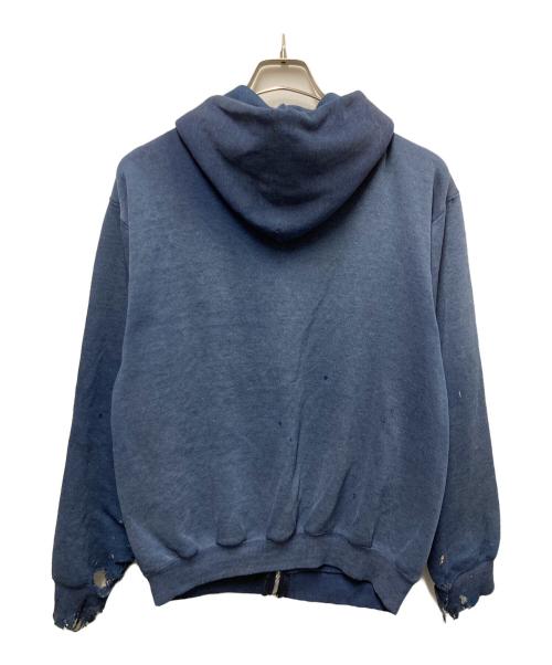 USED（ユーズド）USED (ユーズド) ジップパーカー ネイビー サイズ:不明の古着・服飾アイテム