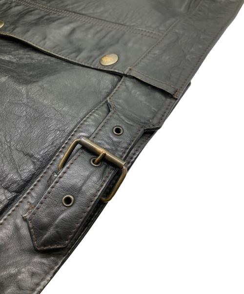 BELSTAFF（ベルスタッフ）BELSTAFF (ベルスタッフ) gangster レザーモーターサイクルジャケット ブラック サイズ:	SIZE XXLの古着・服飾アイテム