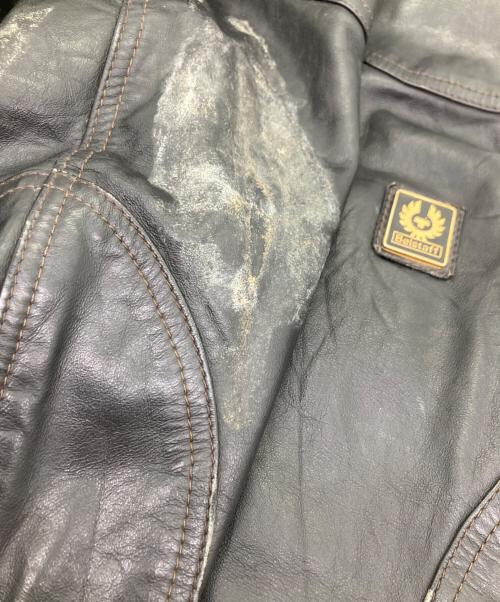BELSTAFF（ベルスタッフ）BELSTAFF (ベルスタッフ) gangster レザーモーターサイクルジャケット ブラック サイズ:	SIZE XXLの古着・服飾アイテム