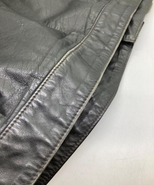 BELSTAFF（ベルスタッフ）BELSTAFF (ベルスタッフ) gangster レザーモーターサイクルジャケット ブラック サイズ:	SIZE XXLの古着・服飾アイテム