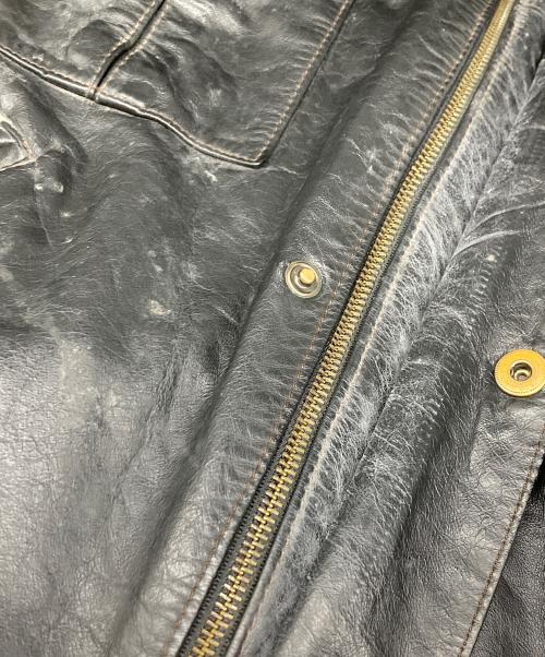 BELSTAFF（ベルスタッフ）BELSTAFF (ベルスタッフ) gangster レザーモーターサイクルジャケット ブラック サイズ:	SIZE XXLの古着・服飾アイテム
