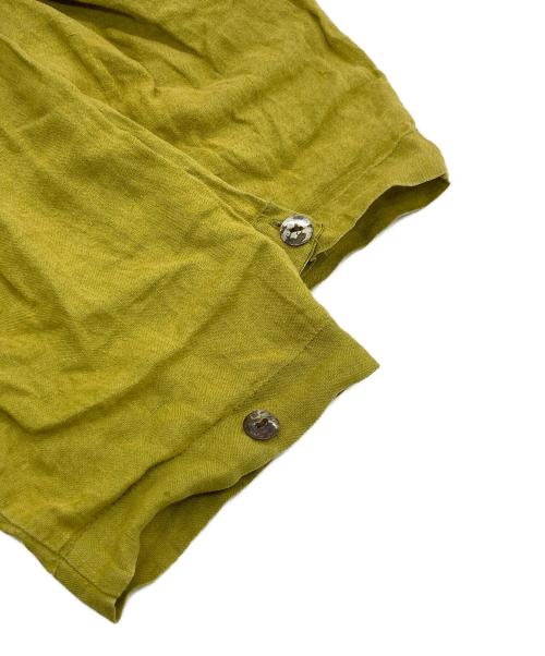 FLAX（フラックス）FLAX (フラックス) リネンシャツ イエロー サイズ:SIZE Mの古着・服飾アイテム