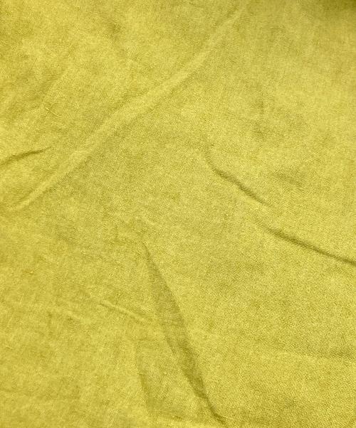 FLAX（フラックス）FLAX (フラックス) リネンシャツ イエロー サイズ:SIZE Mの古着・服飾アイテム