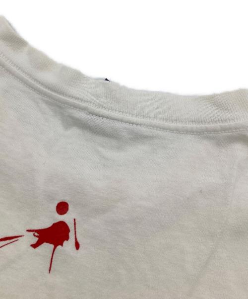 stussy（ステューシー）stussy (ステューシー) WTAPS (ダブルタップス) 90sコラボプリントTシャツ ホワイト サイズ:	SIZE Lの古着・服飾アイテム