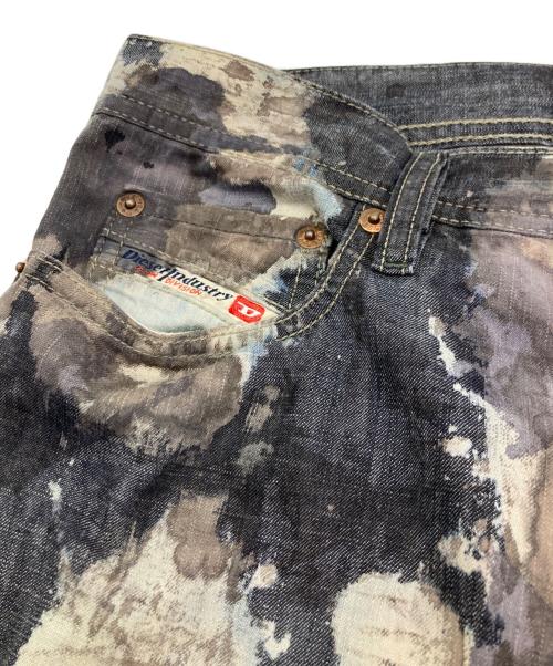 DIESEL（ディーゼル）DIESEL (ディーゼル) ブリーチデザインパンツ グレー サイズ:29の古着・服飾アイテム