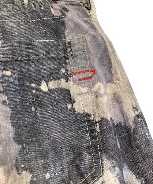 DIESEL（ディーゼル）DIESEL (ディーゼル) ブリーチデザインパンツ グレー サイズ:29の古着・服飾アイテム