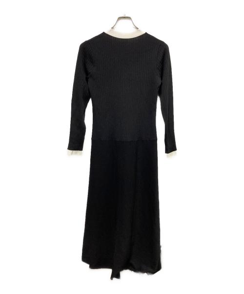 Diagram（ダイアグラム）Diagram (ダイアグラム) ニットワンピース ブラック サイズ:	SIZE 36の古着・服飾アイテム