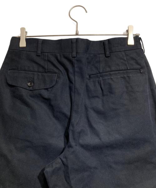 COMME des GARCONS HOMME（コムデギャルソン オム）COMME des GARCONS HOMME (コムデギャルソン オム) 2タックチノワイドスラックス/Wide Chino Pants ネイビー サイズ:Mの古着・服飾アイテム