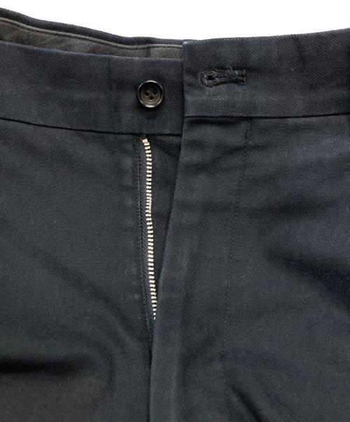 COMME des GARCONS HOMME（コムデギャルソン オム）COMME des GARCONS HOMME (コムデギャルソン オム) 2タックチノワイドスラックス/Wide Chino Pants ネイビー サイズ:Mの古着・服飾アイテム