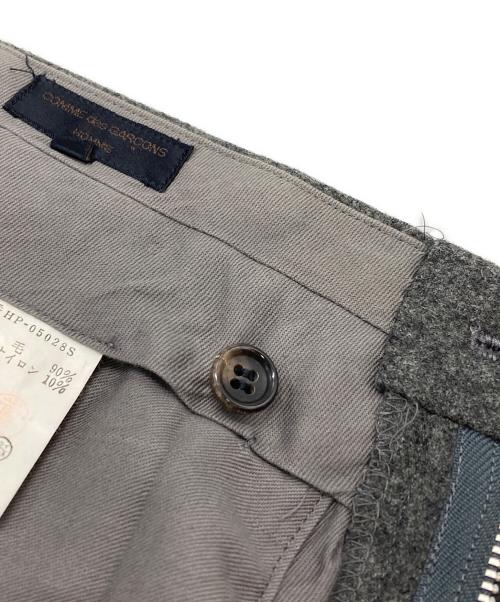 COMME des GARCONS HOMME（コムデギャルソン オム）COMME des GARCONS HOMME (コムデギャルソン オム) 2タックウールトラウザー/Wool trousers グレー サイズ:Sの古着・服飾アイテム