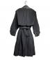 Ferragamo (フェラガモ) 襟レザー切替ナイロントレンチコート / Nylon trench coat with leather collar ブラック サイズ:42：45000円