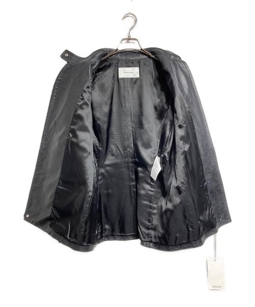 Ferragamo（フェラガモ）Ferragamo (フェラガモ) レザーライダースジャケット ブラック サイズ:44の古着・服飾アイテム