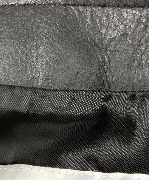 Ferragamo（フェラガモ）Ferragamo (フェラガモ) レザーライダースジャケット ブラック サイズ:44の古着・服飾アイテム