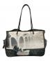 ANYA HINDMARCH (アニヤ・ハインドマーチ) 転写プリントトートバッグ ベージュ：9000円