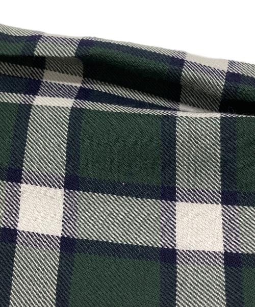 MARKAWARE（マーカウェア）MARKAWARE (マーカウェア) オーガニックウールヴィエラコンフォートフィットシャツ/Organic Wool Viyella Comfort Fit Shirt グリーン サイズ:1の古着・服飾アイテム