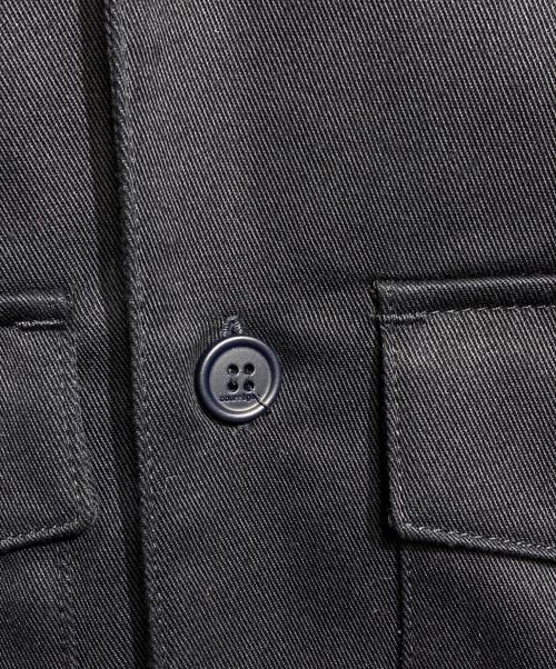 courreges（クレージュ）courreges (クレージュ) BASEBALL SHORT SLEEVES SHIRT/半袖シャツ ブラック サイズ:Mの古着・服飾アイテム