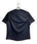 courreges (クレージュ) BASEBALL SHORT SLEEVES SHIRT/半袖シャツ ブラック サイズ:M：15000円