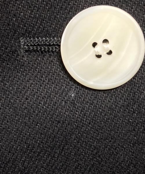 PRADA（プラダ）PRADA (プラダ) フロントコントラストボタン コットンドリル スカート ブラック サイズ:36の古着・服飾アイテム