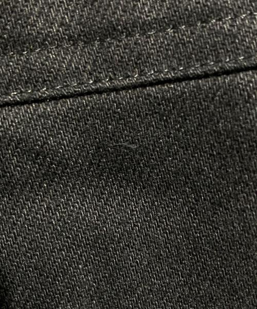 PRADA（プラダ）PRADA (プラダ) フロントコントラストボタン コットンドリル スカート ブラック サイズ:36の古着・服飾アイテム