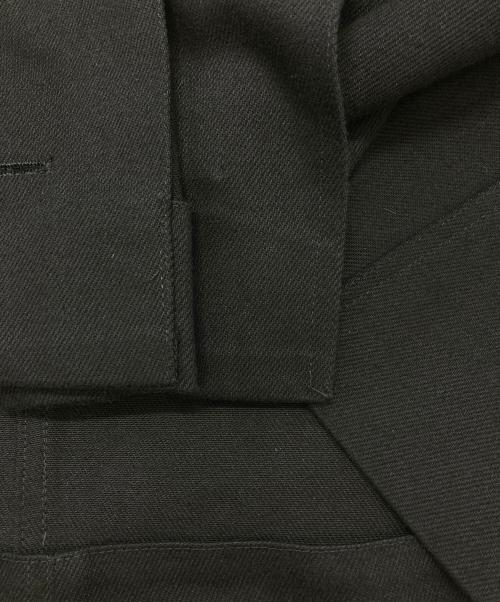 PRADA（プラダ）PRADA (プラダ) フロントコントラストボタン コットンドリル スカート ブラック サイズ:36の古着・服飾アイテム