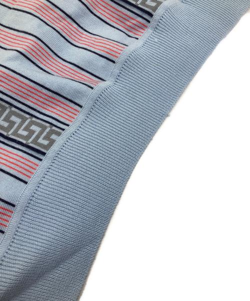 GIANNI VERSACE（ジャンニ・ヴェルサーチ）GIANNI VERSACE (ジャンニ・ヴェルサーチ) ニットベスト スカイブルー サイズ:不明の古着・服飾アイテム