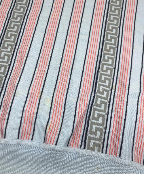 GIANNI VERSACE（ジャンニ・ヴェルサーチ）GIANNI VERSACE (ジャンニ・ヴェルサーチ) ニットベスト スカイブルー サイズ:不明の古着・服飾アイテム