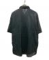 GIANNI VERSACE (ジャンニ・ヴェルサーチ) シアーストライプシャツ ブラック サイズ:56：8000円