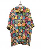 BURMA BIBASバーマビバス）の古着「ボタニカルシルクシャツ」｜マルチカラー