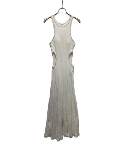 Rosarymoon（ロザリームーン）Rosarymoon (ロザリームーン) Side Open Thermal Dress ホワイト サイズ:	SIZE Freeの古着・服飾アイテム