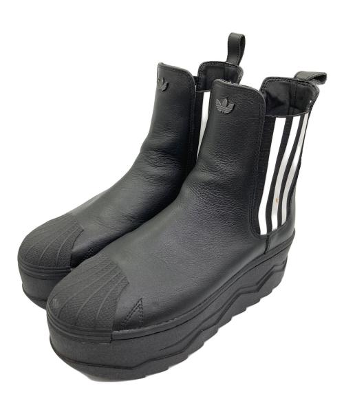 adidas（アディダス）adidas (アディダス) SSTR PLATFORM BOOTS ブラック サイズ:	SIZE US８（25cm）の古着・服飾アイテム