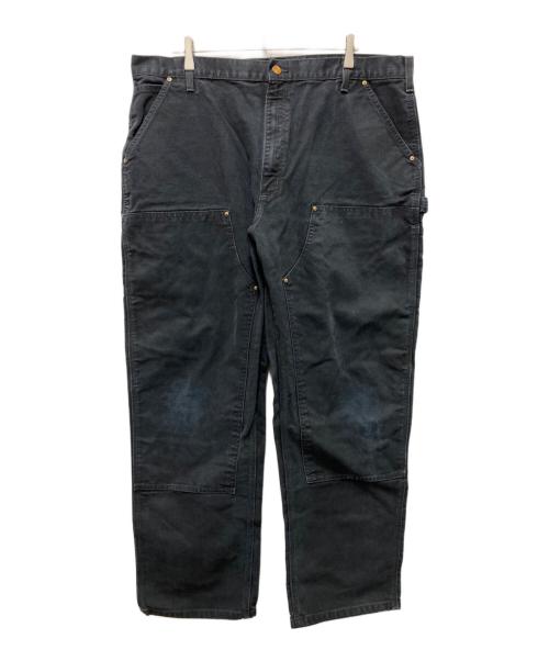 CarHartt（カーハート）CarHartt (カーハート) ダブルニーペインターパンツ ブラック サイズ:106cm (W42)の古着・服飾アイテム