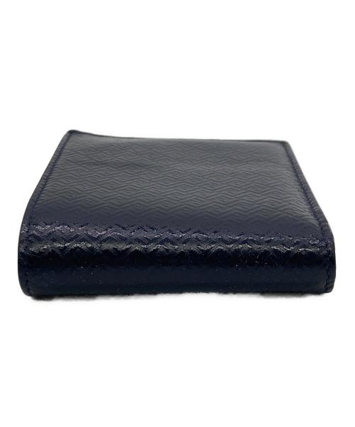 FENDI（フェンディ）FENDI (フェンディ) Blue Leather Two Folded Wallet ブルーの古着・服飾アイテム