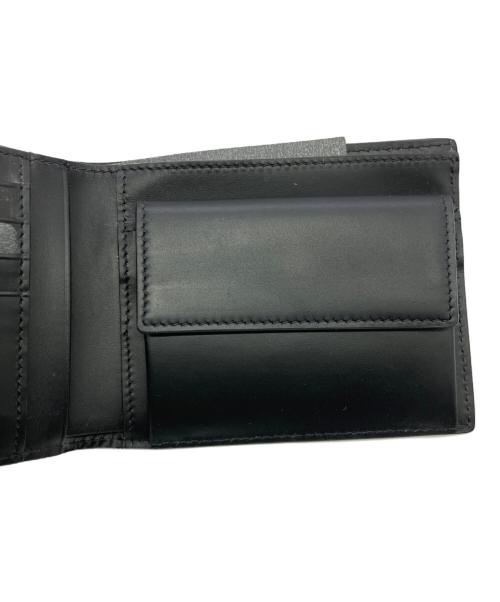 FENDI（フェンディ）FENDI (フェンディ) Blue Leather Two Folded Wallet ブルーの古着・服飾アイテム