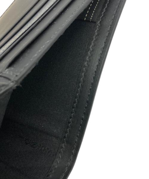 FENDI（フェンディ）FENDI (フェンディ) Blue Leather Two Folded Wallet ブルーの古着・服飾アイテム