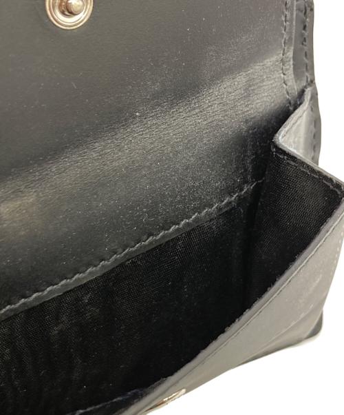 FENDI（フェンディ）FENDI (フェンディ) Blue Leather Two Folded Wallet ブルーの古着・服飾アイテム