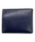 FENDI (フェンディ) Blue Leather Two Folded Wallet ブルー：18000円
