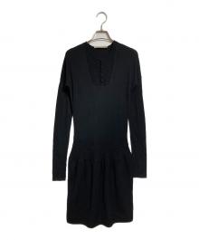 BALENCIAGA（バレンシアガ）の古着「ニットワンピース/Knit One-piece」｜ブラック