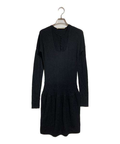 BALENCIAGA（バレンシアガ）BALENCIAGA (バレンシアガ) ニットワンピース/Knit One-piece ブラック サイズ:36の古着・服飾アイテム