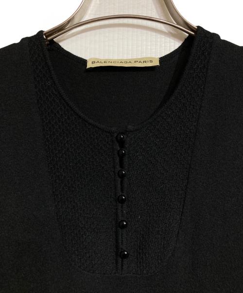 BALENCIAGA（バレンシアガ）BALENCIAGA (バレンシアガ) ニットワンピース/Knit One-piece ブラック サイズ:36の古着・服飾アイテム