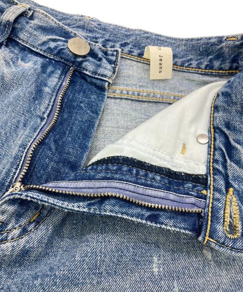 BLACK by moussy（ブラックバイマウジー）BLACK by moussy (ブラックバイマウジー) ヴィンテージハイウエストデニム インディゴ サイズ:61cm (W24)の古着・服飾アイテム