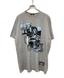 SCARFACE（スカーフェイス）の古着「ムービーフロッキープリントTシャツ」｜グレー