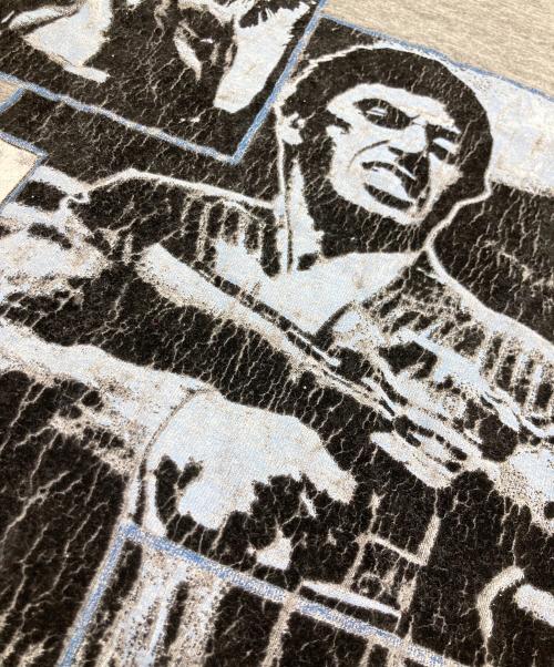 SCARFACE（スカーフェイス）SCARFACE (スカーフェイス) ムービーフロッキープリントTシャツ グレー サイズ:	SIZE XLの古着・服飾アイテム