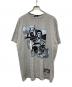 SCARFACE（スカーフェイス）の古着「ムービーフロッキープリントTシャツ」｜グレー