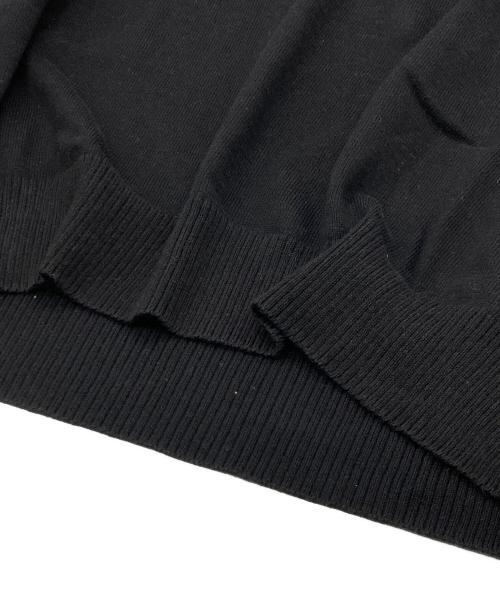 BURBERRY BLACK LABEL（バーバリーブラックレーベル）BURBERRY BLACK LABEL (バーバリーブラックレーベル) ニットポロシャツ ブラック サイズ:3の古着・服飾アイテム