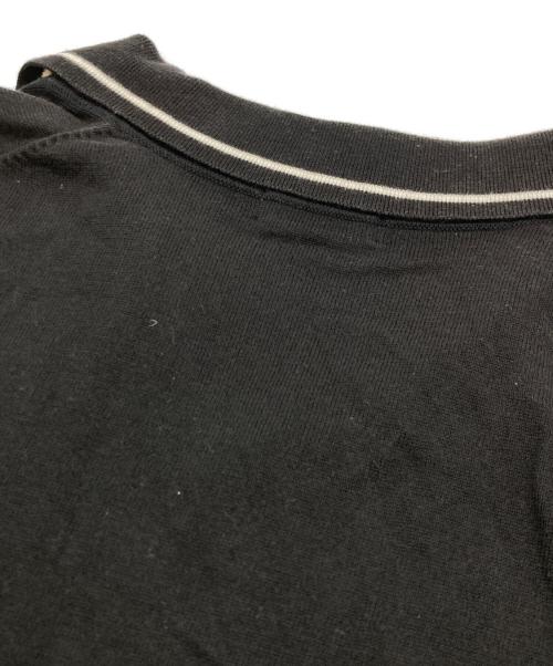 BURBERRY BLACK LABEL（バーバリーブラックレーベル）BURBERRY BLACK LABEL (バーバリーブラックレーベル) ニットポロシャツ ブラック サイズ:3の古着・服飾アイテム
